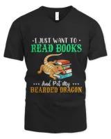 I Just Want To Read Books And Pet My Bearded Dragon Bookworm