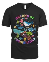 Book Reading Summer Oceans Of Possibilities Sea Animal Reading Librarian