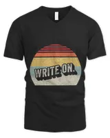 Vintage Retro Write On. Funny Writing Gifts For Writer 1