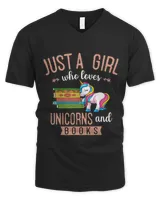 Fantasy Animal Book Lover Reading Bookworm Girls Unicorn