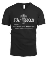 Viking T Shirt For men - Fa Thor Noun Like a Dad Jusy Way Cooler