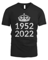 1952 – 2022 Platinum Jubilee British Queen for 70 Years Shirt