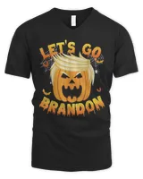 Let’s Go Pumpkin Brandon Trump Pumpkin Halloween Costume Shirt