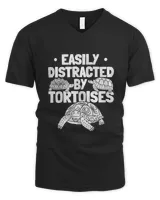 Easily Distracted By Tortoises Land Turtle Funny Tortoises9 T-Shirt