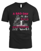 A Bad Day A T The Races Beats A Good Day At Work Shirt