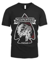 Wampanoag Native American Indian Vintage Indian Arrow Cheif T-Shirt