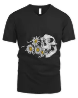 Daisy skull flower halloween costume Skull tree hippie