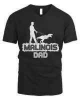 Belgian Malinois Rescue Lovers  Belgian Malinois Dad T-Shirt