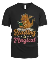 Book Reader Dragon Funny Magical Reading Bookwork Humor