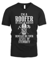 Roofer Funny Retro Roofing Roof Equipment Job Repair32