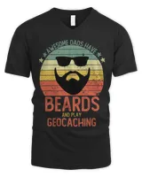Funny Men Awesome Dads Have Beards and Play Geocaching