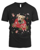 Blackmouth Cur Dog In Christmas Card Ornament Pajama Xmas430