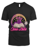 Open Late Book Lover Gift Bookworm Readers Shooting Stars