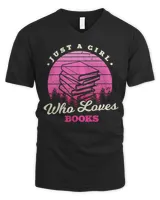 Book Reader Girl Loves Books 546 Reading Library