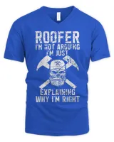 Roofer Funny Retro Roofing Roof Equipment Job Repair621