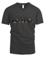 So God Made A Grandma Flower Grandma Happy Mothers Day T-Shirt