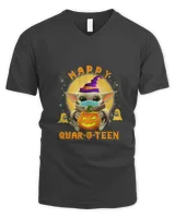 Happy Quar-O-Teen Premium T-Shirt, pumpkin ghost gauze mask