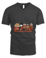 Happy Halloween shirt, Happy Hallothanksmas shirt, Christmas Coffee, Halloween Coffee, Fall Coffee (50)