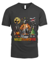 Great Dane Happy Hallothanksmas Halloween Thanksgiving Xmas 474