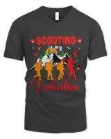 Vintage Scouting Is My Valentine Cute Costume Family Lover