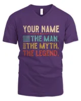 YOUR NAME. The Man. The Myth. The Legend. Great personalised T-Shirts