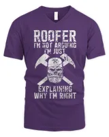 Roofer Funny Retro Roofing Roof Equipment Job Repair621