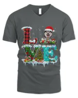 Husky Christmas Tree Light Pajama Dog Xmas 18