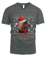 Ugly Sweater Christmas Boykin Spaniel Santa Hat Pajama Xmas