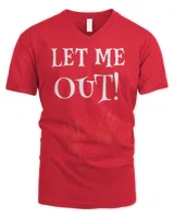 Halloween Pregnancy Let me Out! T-Shirt