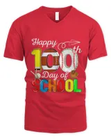 Happy 100th Day Of School Football Baseball Sport Lovers