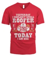 Roofer Funny Retro Roofing Roof Equipment Job Repair631