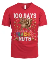 100 Days of Driving My Teacher Nuts Dabbing Squirrel School T-Shirt