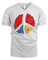 CANADA UKRAINE - PEACE UKRAINE - FREE UKRAINE - UKRAINIAN COLORS Classic T-Shirt