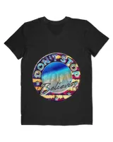 Vintage Classic Journey 1980 Dont Stop Believing Usa Flag T-Shirt