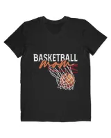 RD Basketball Mom Basket Hoop T-Shirt