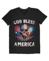 Skull God Bless America