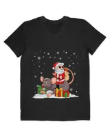 Christmas Santa Claus Riding Mice Xmas Holiday