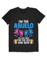 Mens Abuelo Here for the sex and beer Gender Reveal