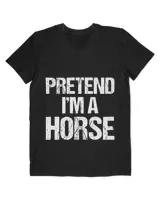 Pretend Im a Horse Costume Funny Halloween Party 21