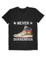 Trump Sneakers Never Surrender Pro Trump T-Shirt