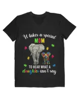 Autism Mom Elephant Shirts Autism Awareness Family Support T-shirt_design