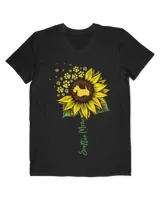 Scottie Mom Sunflower Scottish Terrier Gifts Dog Mom Mama T-Shirt