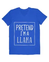 Pretend Im a llama funny Halloween meme costume