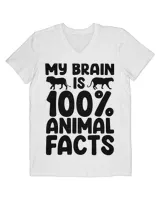 My Brain Is 100 Animal Facts Animal Lover Animal Keeper