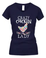 CRAZY Chicken Lady Funny Chicken Lovers