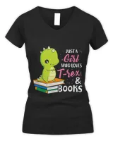 Just A Girl Who Loves Trex And Books Animal Book