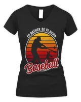 I'd rather be playing baseball tee