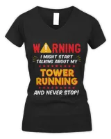 Funny Tower Running Tower Runner Joke Graphic 3