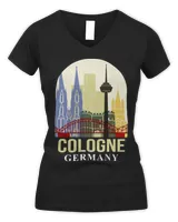 Cologne Germany Travel Poster Meet Me In Cologne Traveling