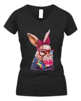 Bunny Face With Sunglasses Easter Day T-shirt